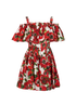 Dolce & Gabbana Anemone Mini Dress, &pound;350, Clothing, Red/White, Cotton, Front view
