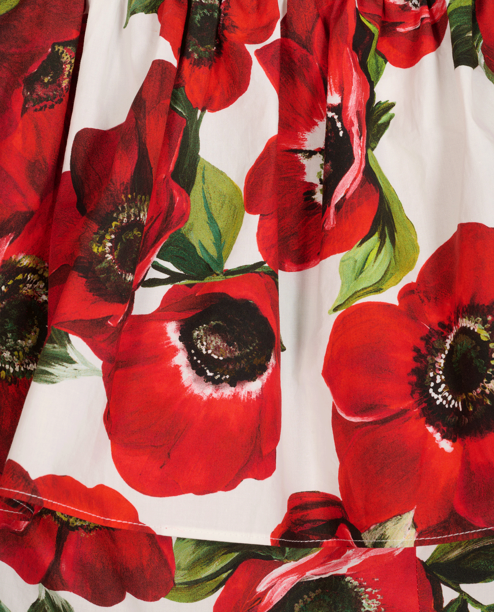 Dolce & Gabbana Anemone Mini Dress, &pound;350, Clothing, Red/White, Cotton, Other view