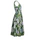 Dolce and Gabbana Hydrangea Printed Dress, side view