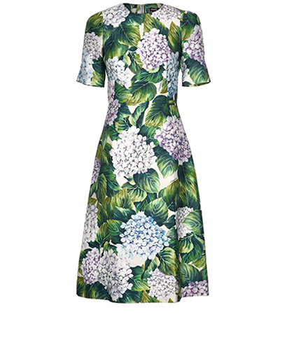 Dolce and Gabbana Hydrangea Print Dress, front view