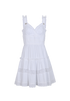 Dolce & Gabbana Mini Dress, &pound;240, Clothing, White, Cotton, Front view