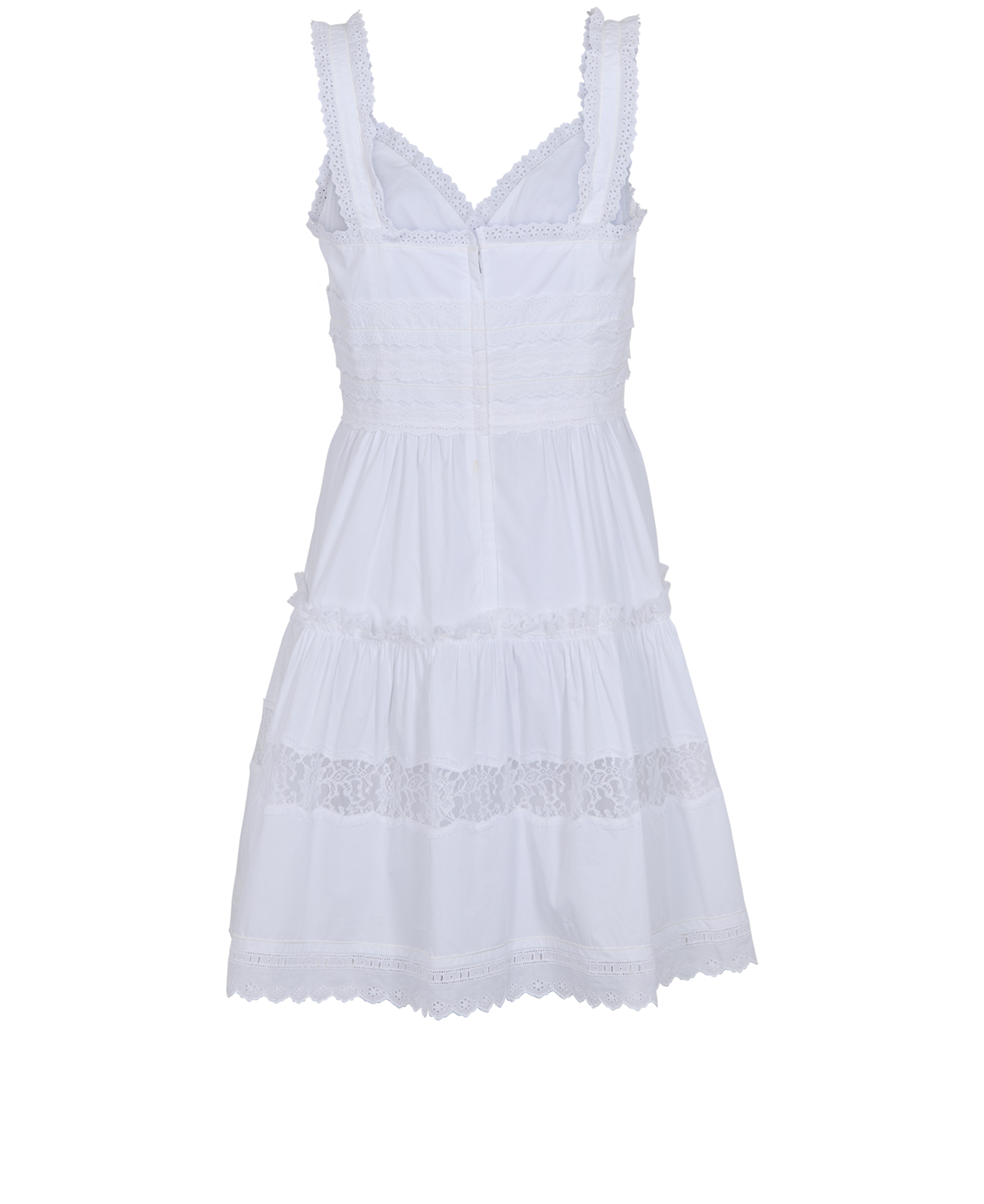 Dolce & Gabbana Mini Dress, &pound;240, Clothing, White, Cotton, Back view