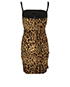 Dolce and Gabbana Leopard Print Dress, back view