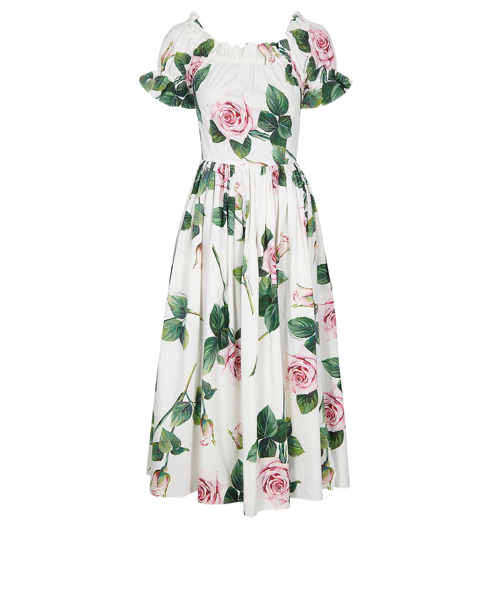 Dolce & Gabanna Rose Printed Summer Dress, Dresses - Designer Exchange ...