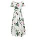 Dolce & Gabanna Rose Printed Summer Dress, back view