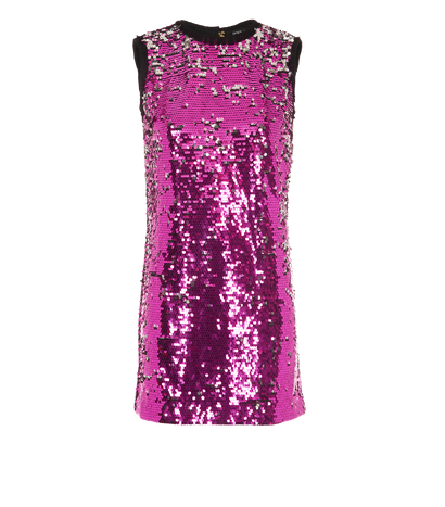 Dolce & Gabbana Mini Sequin Dress, front view