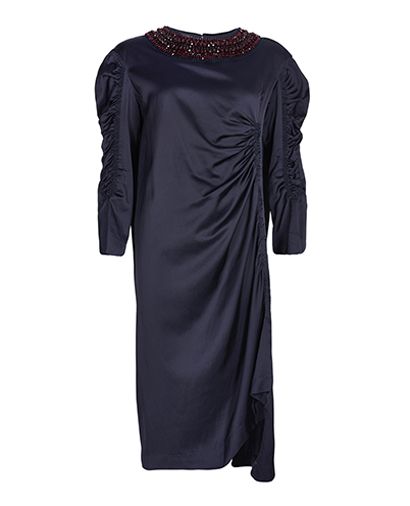 Dries Van Noten Embellished Long Sleeve Dress, front view