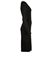 Diane Von Furstenberg Long Sleeve V Neck Dress, side view