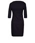 Diane Von Furstenberg Boat Neck Dress, back view
