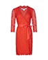 Diane Von Furstenberg Lace Wrap Dress, front view
