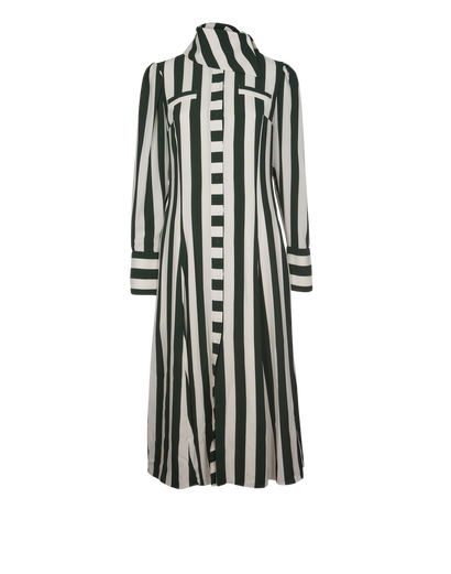 Emilia Wickstead Lucille Georgette Shirt Dress, front view