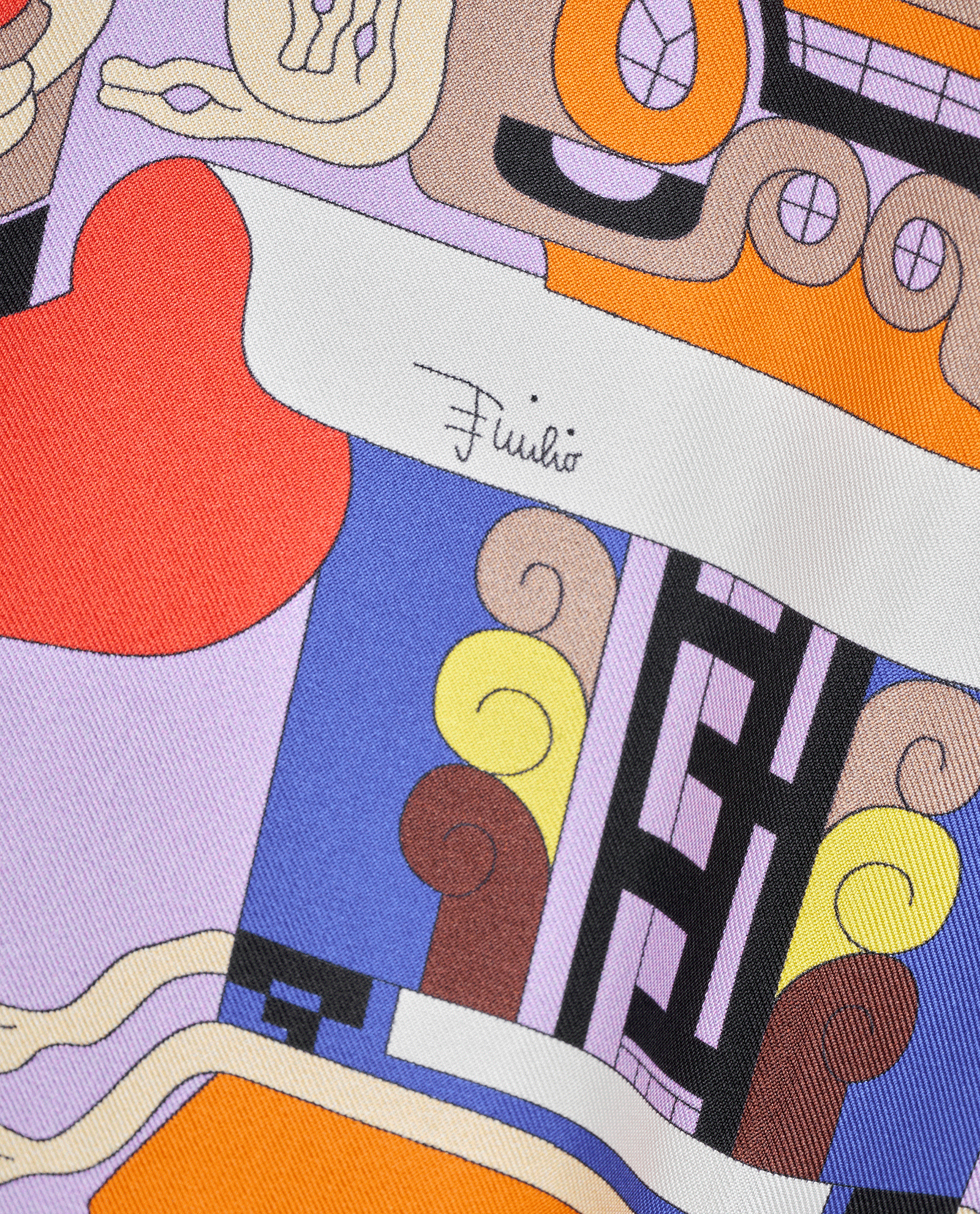 Emilio Pucci Printed Shift Dress, &pound;250, Clothing, Purple, Silk, Other view