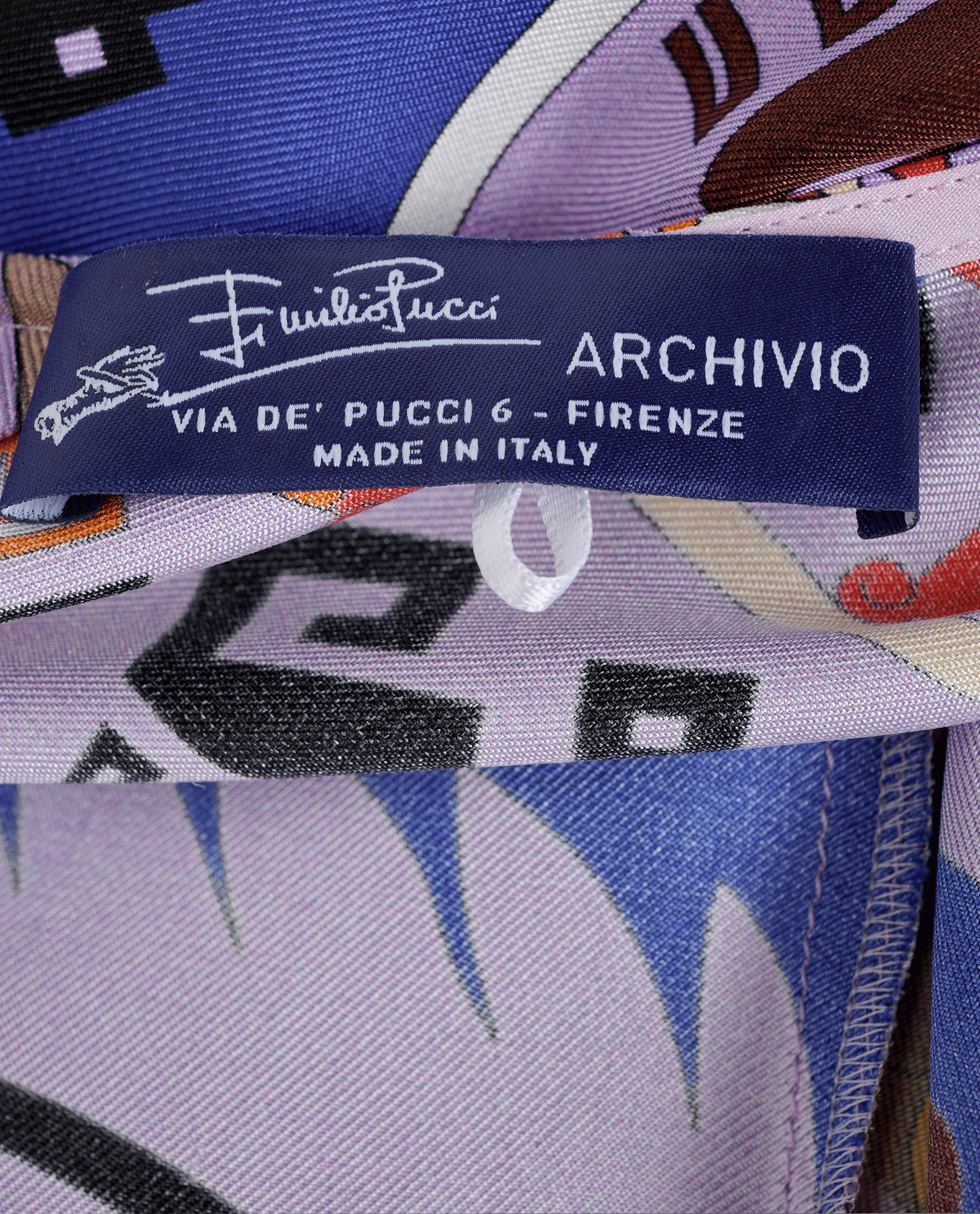 Emilio Pucci Printed Shift Dress, &pound;250, Clothing, Purple, Silk, Other view