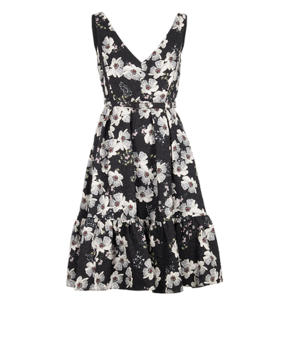 Erdem Mid-Length Flower Print Dress, front view