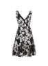 Erdem Mid-Length Flower Print Dress, back view