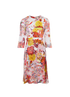 Erdem Flower Print Midi Dress, front view