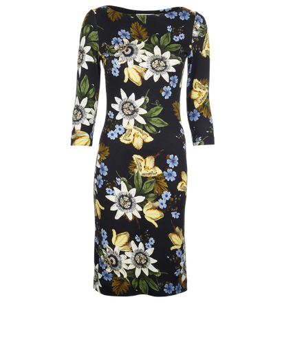 Erdem Floral Knee Length Dress, front view