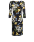 Erdem Floral Knee Length Dress, back view