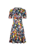 Erdem Flower Print Dress, front view