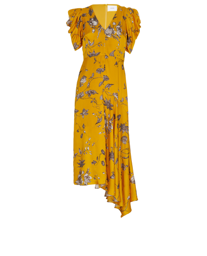 Erdem Printed Asymmetric Dress, front view