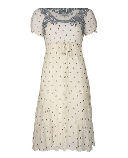 Ermanno Scervino Polka Dot Lace Dress, front view
