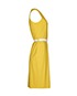 Fendi Sleeveless Logo Belt Dress, side view
