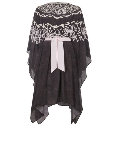 Fendi Printed Kaftan, &pound;150, Clothing, Grey/White, Silk, Front view
