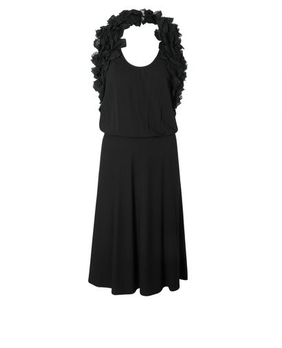 Fendi Ruffled Neckline Short Dress, front view