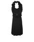 Fendi Ruffled Neckline Short Dress, back view