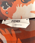 Fendi Parrot Print Cold-Shoulder Dress, £395, Clothing, Brown/Orange, Silk, Other view