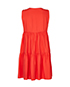 Fendi Sleeveless Tiered Mini Dress, back view