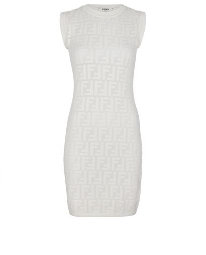 Fendi Jacquard Stretchy Mini Dress, front view
