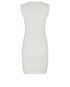Fendi Jacquard Stretchy Mini Dress, back view