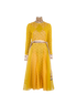 Fendi Organza Dress, &pound;650, Clothing, Yellow, Polyester (Polymer), Front view