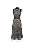 Floral Guipure Lace Midi Dress, &pound;180, Clothing, Black/White, Lace, Front view