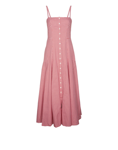 Gabriela Hearst Prudence Dogstooth Midi Dress, front view