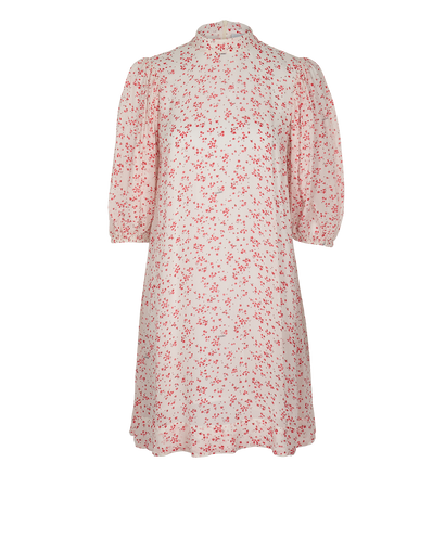 Ganni Floral Short Dress, front view