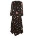 Ganni Floral Wrap Dress, front view