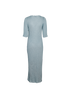 Ganni Metallic Effect Knitted Dress, back view