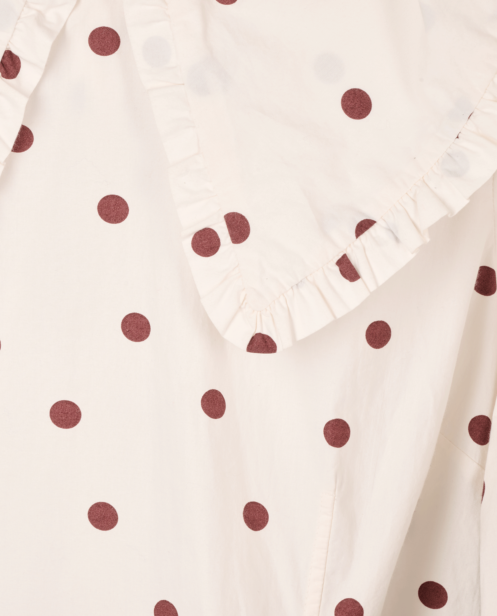 Ganni Sailor Collar Mini Dress, &pound;60, Clothing, Brown/White, Cotton, Other view