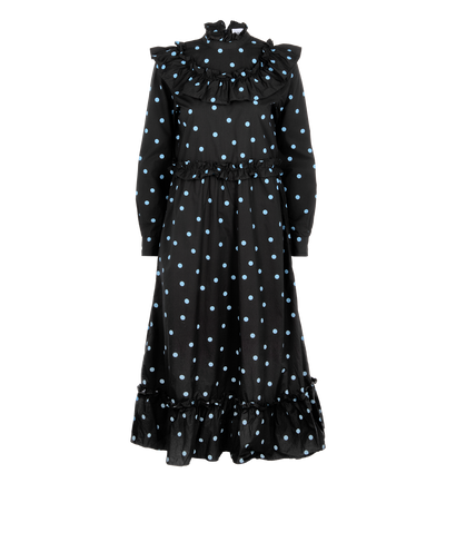 Ganni Polka Dots Maxi Dress, front view