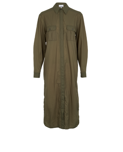 Ganni Shirt Dress, front view