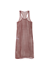 Ganni Racerback Grid Lace Net Dress, back view