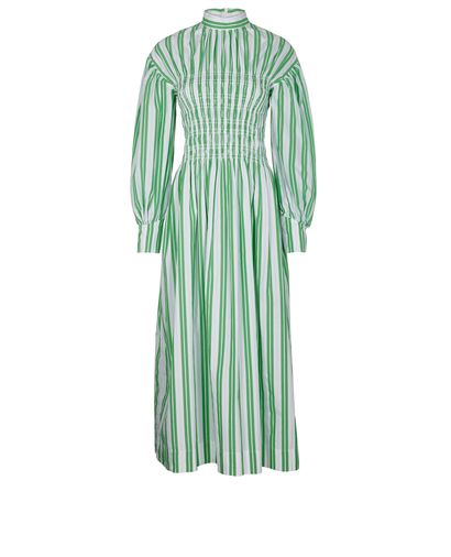 Ganni Responsible Striped Dress, front view