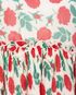 Ganni Pleated Gerogette Rose Print Mini Dress, other view