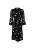 Ganni Floral  Georgette Wrap Dress, front view