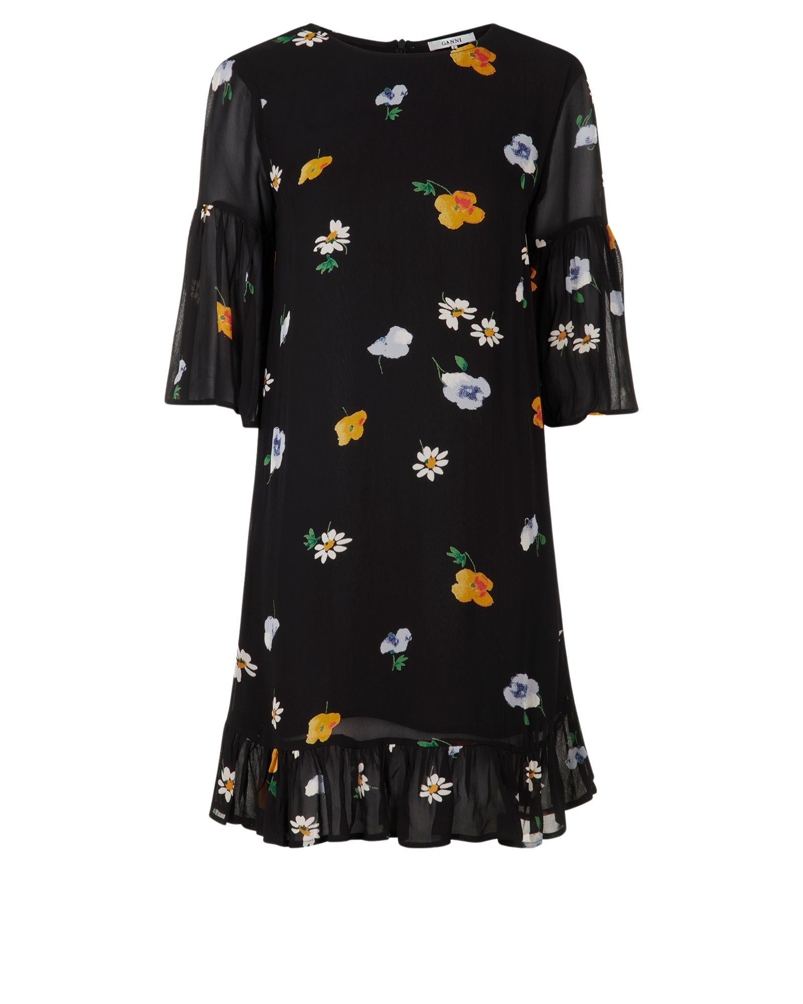 Ganni Floral Mini Dress, Dresses Designer Exchange Buy Sell