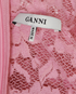Ganni Lace Detail Dress, &pound;70, Clothing, Pink, Polyester (Polymer), Other view
