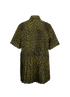 Ganni Jacquard Leopard Mini Dress, back view