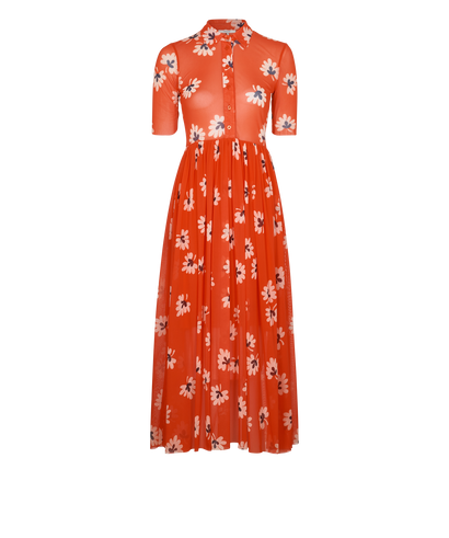 Ganni Tilden Mesh Maxi Dress, front view